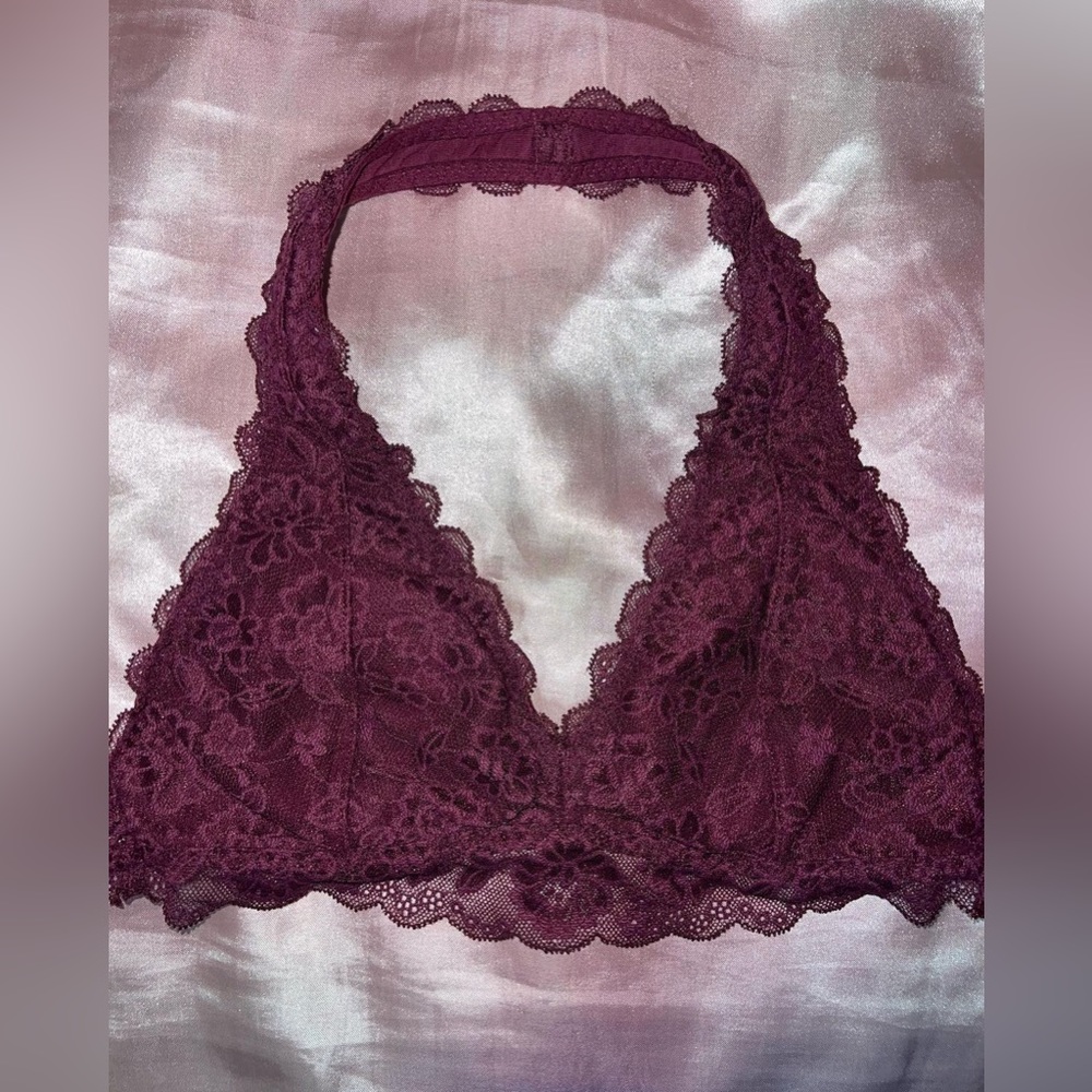 Hollister Gilly Hicks Burgundy Bralette